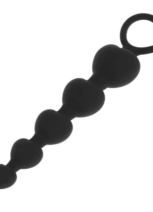 BLACK&SILVER - MILA ANAL-HERZKETTE 18 CM - Analketten