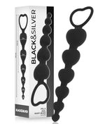 BLACK&SILVER - MILA ANAL-HERZKETTE 18 CM - Analketten