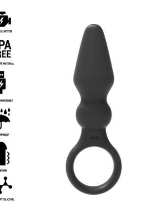 BLACK&SILVER - OZZY LEISTUNGSSTARKER ANALPLUG - Anal-Vibratoren