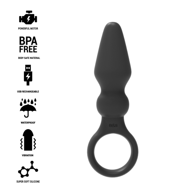 BLACK&SILVER - OZZY LEISTUNGSSTARKER ANALPLUG - Anal-Vibratoren