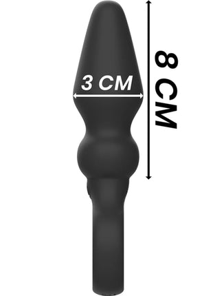 BLACK&SILVER - OZZY LEISTUNGSSTARKER ANALPLUG - Anal-Vibratoren
