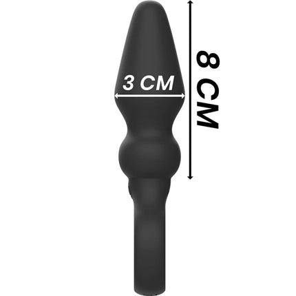 BLACK&SILVER - OZZY LEISTUNGSSTARKER ANALPLUG - Anal-Vibratoren