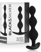 BLACK&SILVER - RUPERT ANALKUGELKETTE 10 CM - Analkugeln