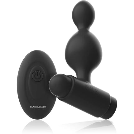 BLACK&SILVER - TUCKER KLEINE ANALSTECKER - MIT FERNBEDIENUNG - Anal-Vibratoren