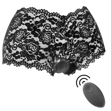 BLACK&SILVER - ZARA-STIMULATOR MIT FERNBEDIENUNG UND KOSTENLOSEM HÖSCHEN - Minivibrator