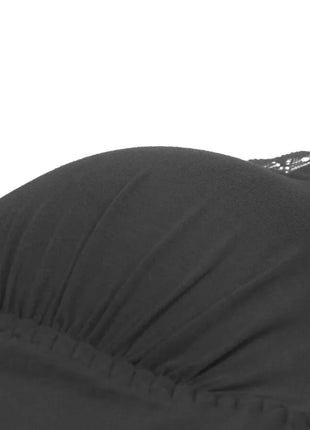 Blütenzauber Body – Eleganz - Schwarz - Bodys