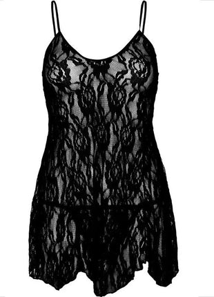 Blumenspitze-Verführung: Elastisches Design von Leg Avenue - Babydoll