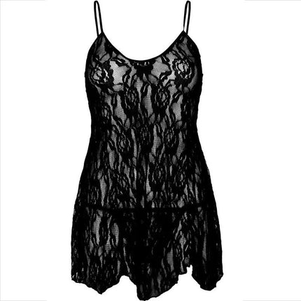 Blumenspitze-Verführung: Elastisches Design von Leg Avenue - Babydoll