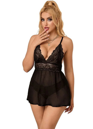 Blumenzauber Babydoll: Eleganz & Verführung - Babydoll