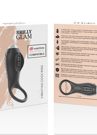 BRILLY GLAM - ALAN COCK RING WATCHME KOMPATIBEL MIT DRAHTLOSER TECHNOLOGIE - Penisring für Paare