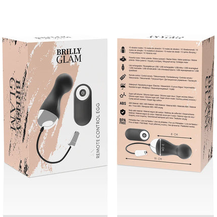 BRILLY GLAM - IAN - MIT FERNBEDIENUNG - Vibrierendes Ei
