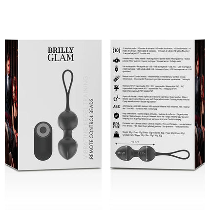 BRILLY GLAM- VIBRIERENDE KEGELPERLEN FERNBEDIENUNG - Chinesische Bälle