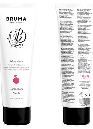 BRUMA - ALOE VERA GLEITGEL BUBBLEGUM GESCHMACK 100 ML - Gleitgel mit Geschmack