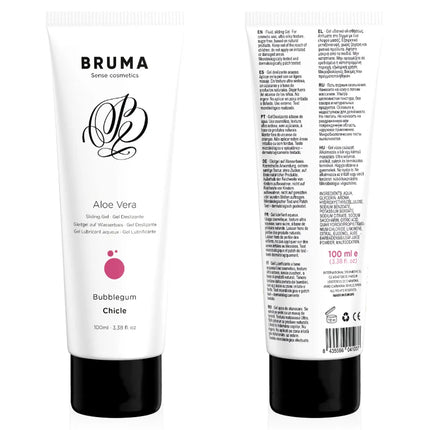 BRUMA - ALOE VERA GLEITGEL BUBBLEGUM GESCHMACK 100 ML - Gleitgel mit Geschmack