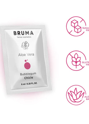 BRUMA - ALOE VERA GLEITGEL BUBBLEGUM GESCHMACK 6 ML - Gleitgel mit Geschmack