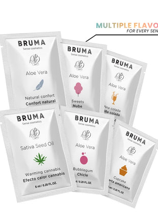 BRUMA - ALOE VERA GLEITGEL BUBBLEGUM GESCHMACK 6 ML - Gleitgel mit Geschmack