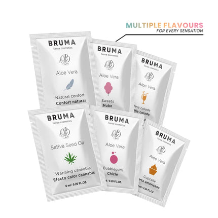 BRUMA - ALOE VERA GLEITGEL BUBBLEGUM GESCHMACK 6 ML - Gleitgel mit Geschmack