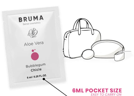 BRUMA - ALOE VERA GLEITGEL BUBBLEGUM GESCHMACK 6 ML - Gleitgel mit Geschmack