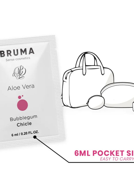 BRUMA - ALOE VERA GLEITGEL BUBBLEGUM GESCHMACK 6 ML - Gleitgel mit Geschmack