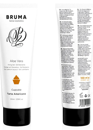 BRUMA - ALOE VERA GLEITGEL CUPCAKE-GESCHMACK 100 ML - Gleitgel mit Geschmack