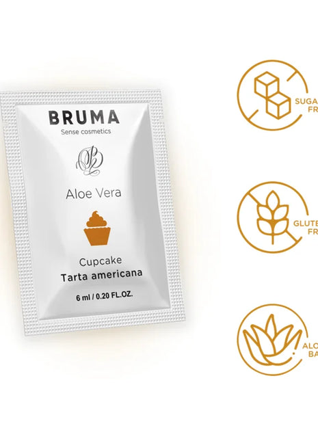 BRUMA - ALOE VERA GLEITGEL CUPCAKE-GESCHMACK 6 ML - Gleitgel mit Geschmack