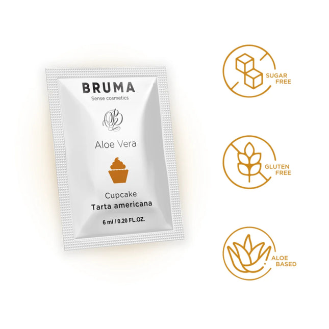 BRUMA - ALOE VERA GLEITGEL CUPCAKE-GESCHMACK 6 ML - Gleitgel mit Geschmack