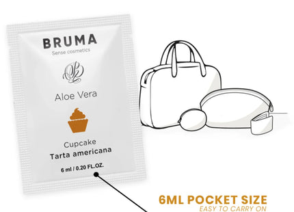 BRUMA - ALOE VERA GLEITGEL CUPCAKE-GESCHMACK 6 ML - Gleitgel mit Geschmack