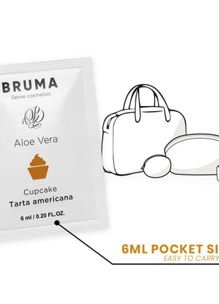 BRUMA - ALOE VERA GLEITGEL CUPCAKE-GESCHMACK 6 ML - Gleitgel mit Geschmack