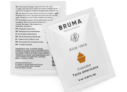 BRUMA - ALOE VERA GLEITGEL CUPCAKE-GESCHMACK 6 ML - Gleitgel mit Geschmack