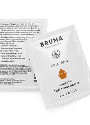 BRUMA - ALOE VERA GLEITGEL CUPCAKE-GESCHMACK 6 ML - Gleitgel mit Geschmack