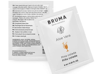 BRUMA - ALOE VERA GLEITGEL PINA COLADA GESCHMACK 6 ML - Gleitgel mit Geschmack