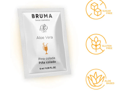 BRUMA - ALOE VERA GLEITGEL PINA COLADA GESCHMACK 6 ML - Gleitgel mit Geschmack