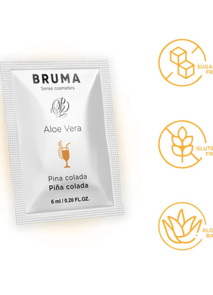 BRUMA - ALOE VERA GLEITGEL PINA COLADA GESCHMACK 6 ML - Gleitgel mit Geschmack
