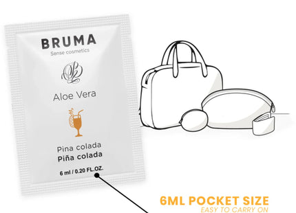 BRUMA - ALOE VERA GLEITGEL PINA COLADA GESCHMACK 6 ML - Gleitgel mit Geschmack