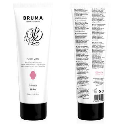 BRUMA - ALOE VERA GLEITGEL ZUCKERWATTE GESCHMACK 100 ML - Gleitgel mit Geschmack