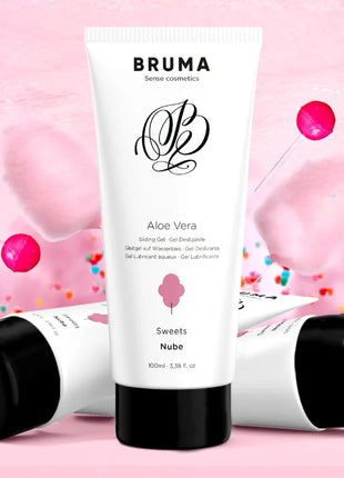 BRUMA - ALOE VERA GLEITGEL ZUCKERWATTE GESCHMACK 100 ML - Gleitgel mit Geschmack