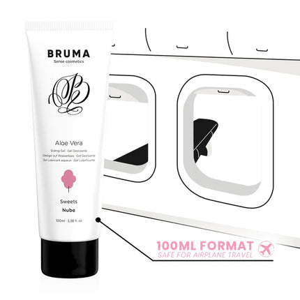 BRUMA - ALOE VERA GLEITGEL ZUCKERWATTE GESCHMACK 100 ML - Gleitgel mit Geschmack