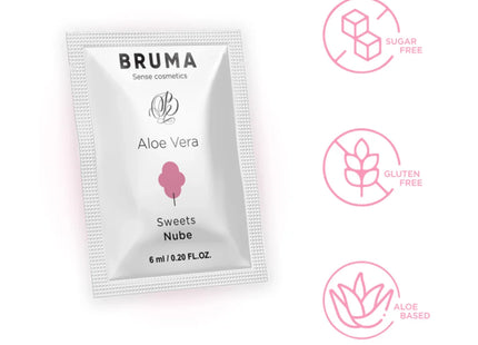 BRUMA - ALOE VERA GLEITGEL ZUCKERWATTE GESCHMACK 6 ML - Gleitgel mit Geschmack