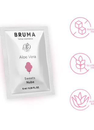BRUMA - ALOE VERA GLEITGEL ZUCKERWATTE GESCHMACK 6 ML - Gleitgel mit Geschmack