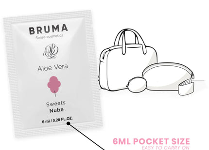 BRUMA - ALOE VERA GLEITGEL ZUCKERWATTE GESCHMACK 6 ML - Gleitgel mit Geschmack
