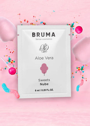 BRUMA - ALOE VERA GLEITGEL ZUCKERWATTE GESCHMACK 6 ML - Gleitgel mit Geschmack