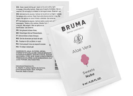 BRUMA - ALOE VERA GLEITGEL ZUCKERWATTE GESCHMACK 6 ML - Gleitgel mit Geschmack
