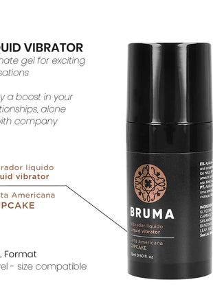 BRUMA - FLÜSSIGER VIBRATOR ULTRA GLEITEND CUPCAKE 15 ML