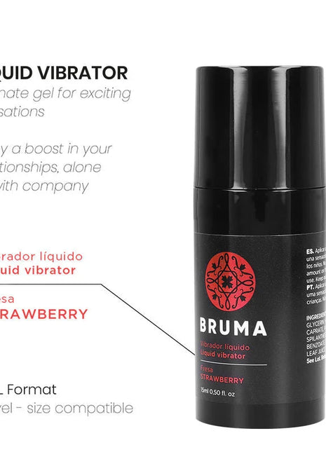 BRUMA - FLÜSSIGER VIBRATOR ULTRA GLEITEND ERDBEERE 15 ML - Vibrationseffekt