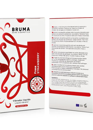 BRUMA - FLÜSSIGER VIBRATOR ULTRA GLEITEND ERDBEERE 15 ML - Vibrationseffekt