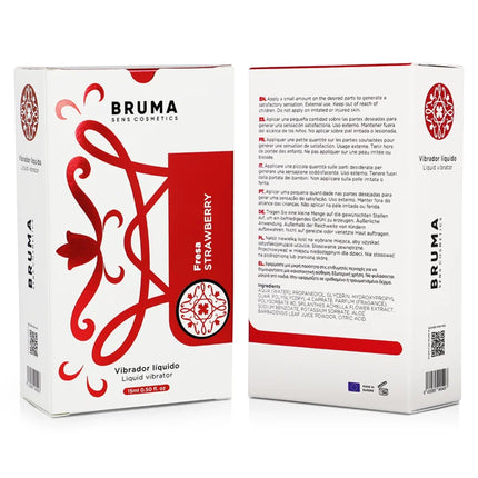 BRUMA - FLÜSSIGER VIBRATOR ULTRA GLEITEND ERDBEERE 15 ML - Vibrationseffekt