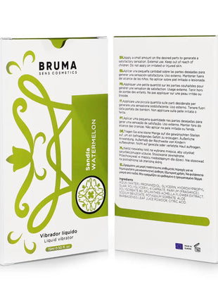 BRUMA - FLÜSSIGER VIBRATOR ULTRA GLEITENDE WASSERMELONE 15 ML - Vibrationseffekt