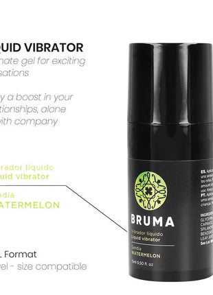 BRUMA - FLÜSSIGER VIBRATOR ULTRA GLEITENDE WASSERMELONE 15 ML - Vibrationseffekt