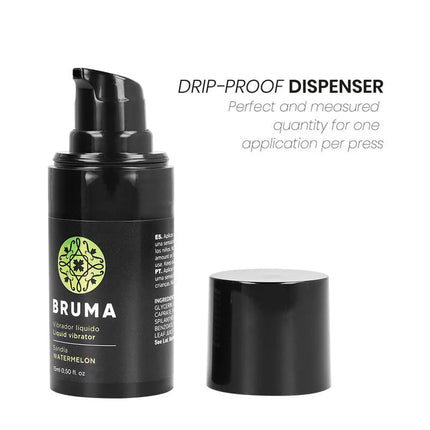 BRUMA - FLÜSSIGER VIBRATOR ULTRA GLEITENDE WASSERMELONE 15 ML - Vibrationseffekt