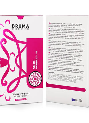 BRUMA - FLÜSSIGER VIBRATOR ULTRA SLIDING BUBBLEGUM 15 ML - Vibrationseffekt